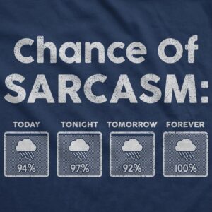 Alternative view of Binmarts Chance Of Sarcasm Hoodie