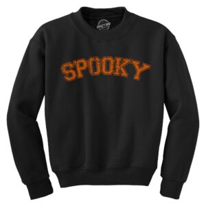Binmarts Spooky Varsity Crew Neck Sweatshirt