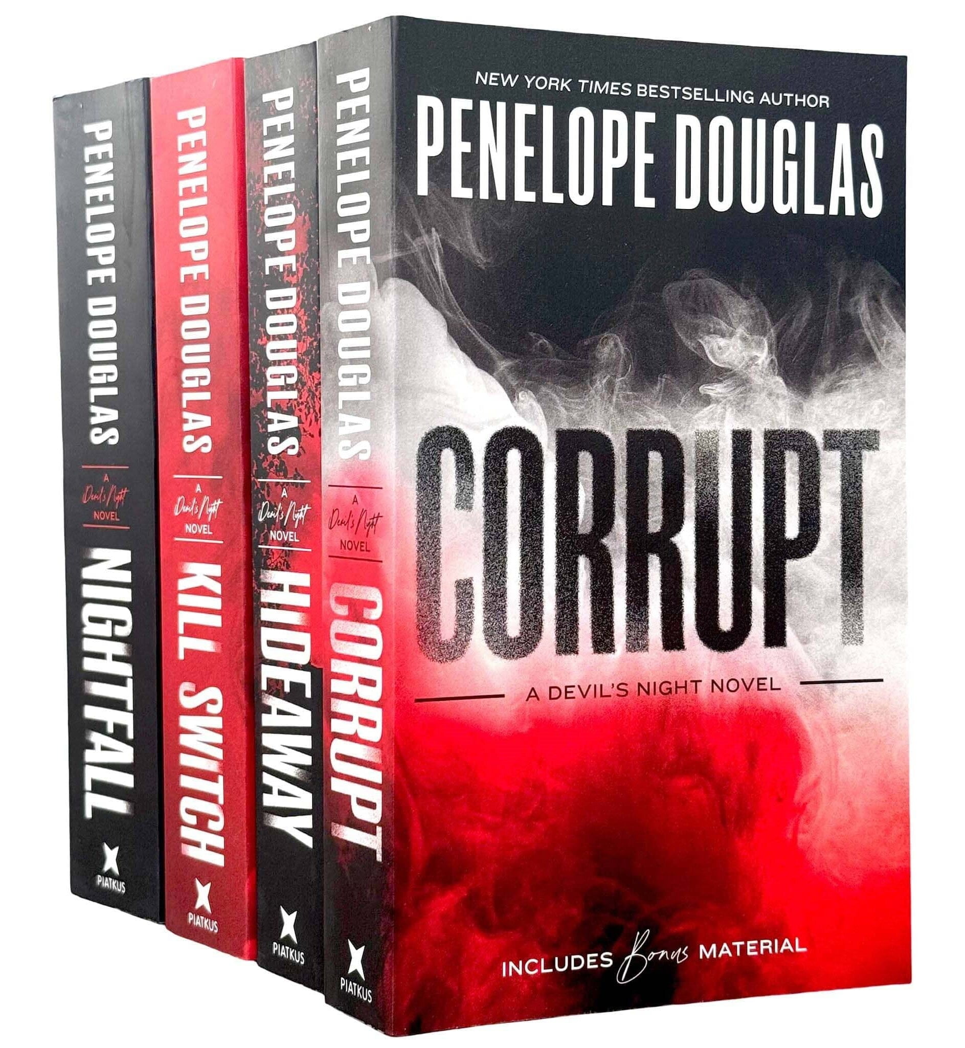 Alternative view of Devil's Night Series by Penelope Douglas: 4-Book Collection Set - Paperback Fiction