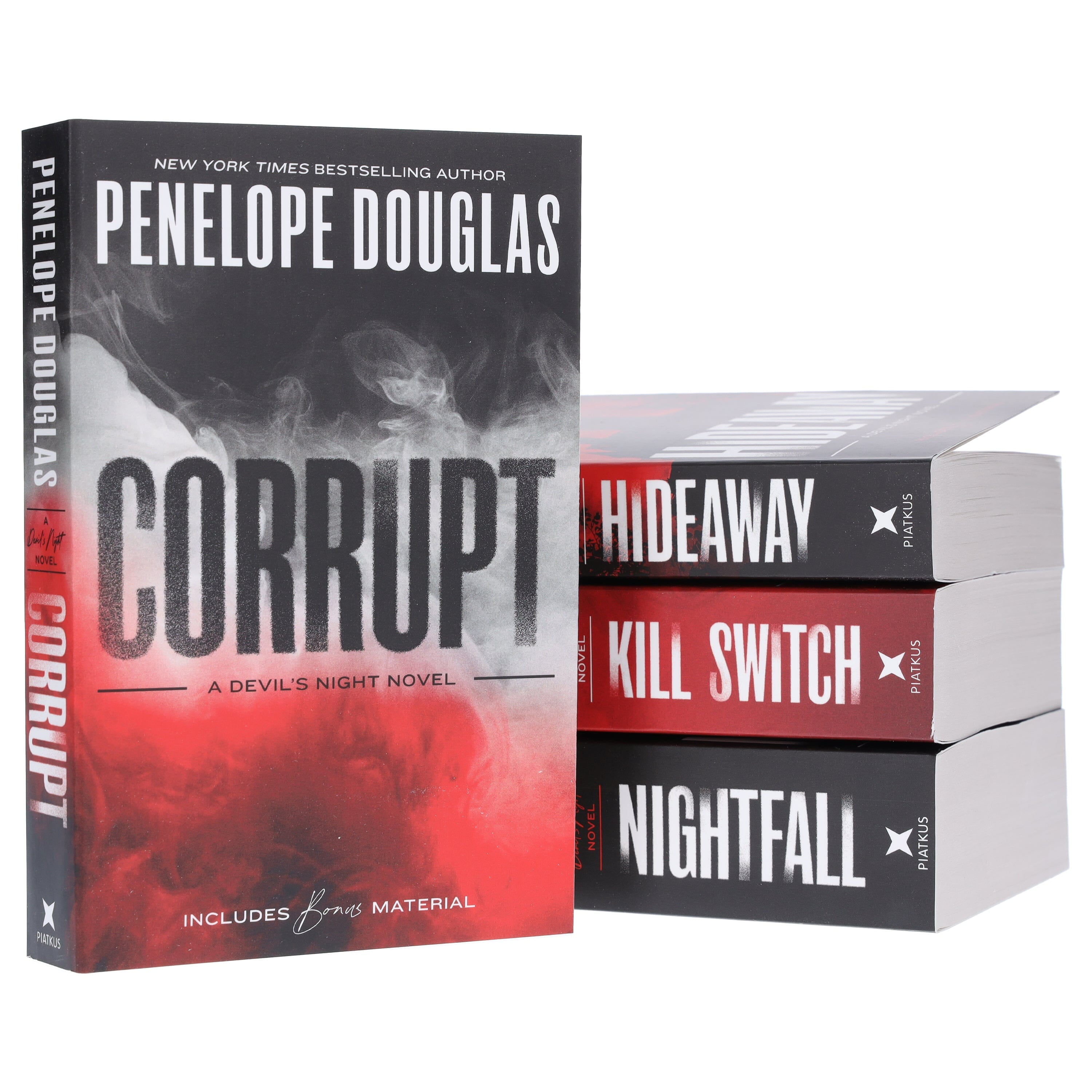 Devil's Night Series by Penelope Douglas: 4-Book Collection Set - Paperback Fiction