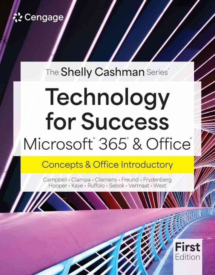 Technology For Success & The Shelly Cashman Series?? Microsoft?? 365?? & Office?? Introductory, 1st Edition