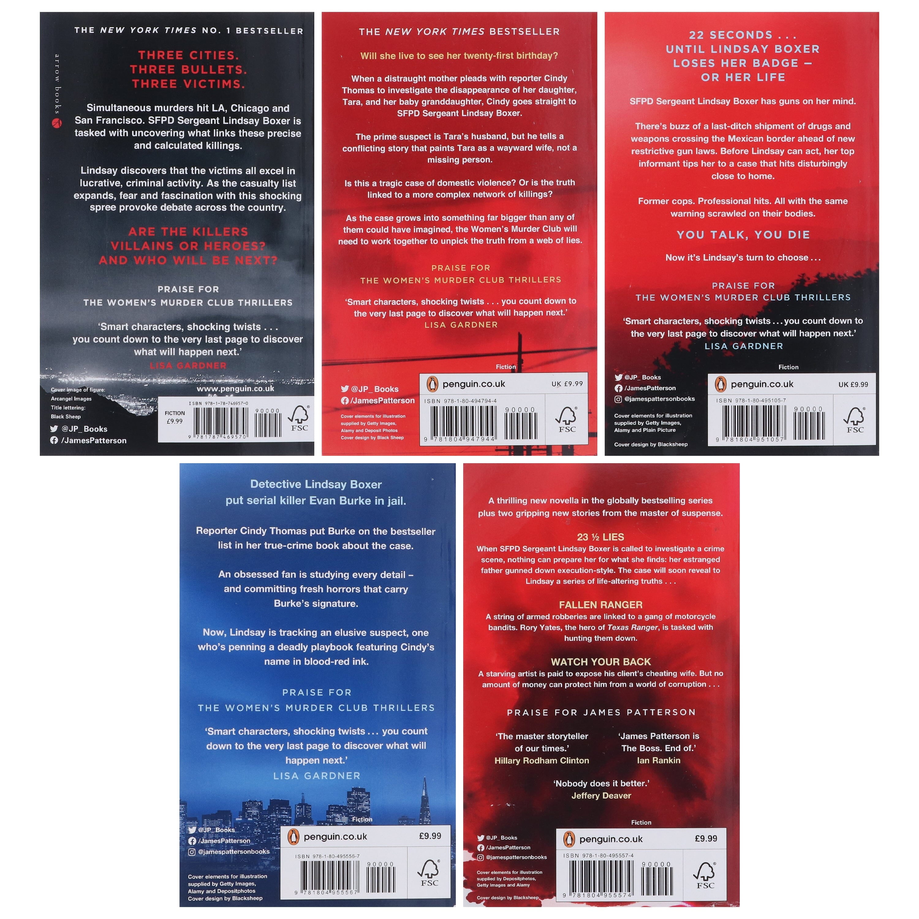 Women's Murder Club Series (Books 20-23½) by James Patterson - 5 Paperback Set - Image 3