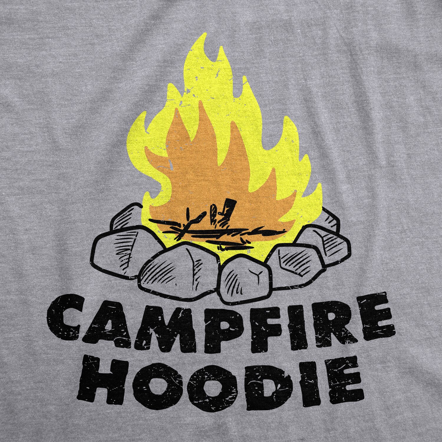 Alternative view of Campfire Outdoor Camping Adventure Graphic Unisex Pullover Hoodie