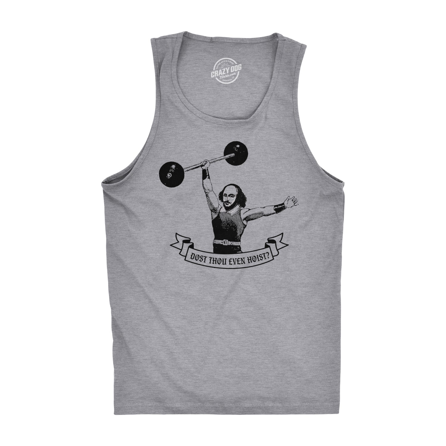 Dost Thou Even Hoist Funny Medieval Gym Workout Men's Tank Top