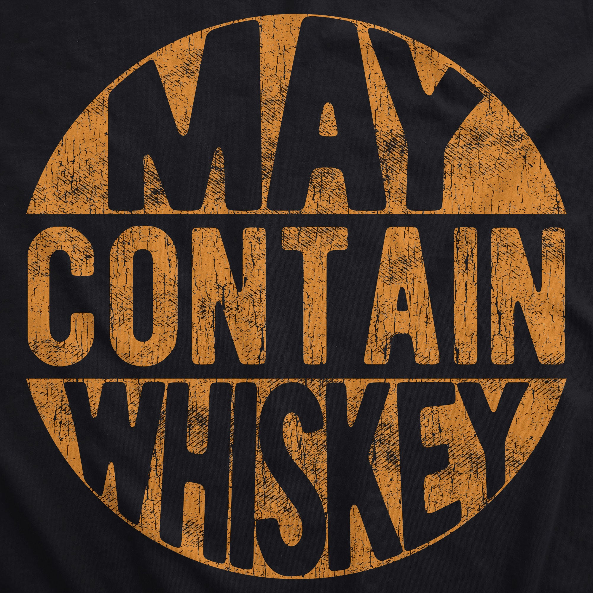 Alternative view of May Contain Whiskey Funny Drinking Humor Men's Tank Top