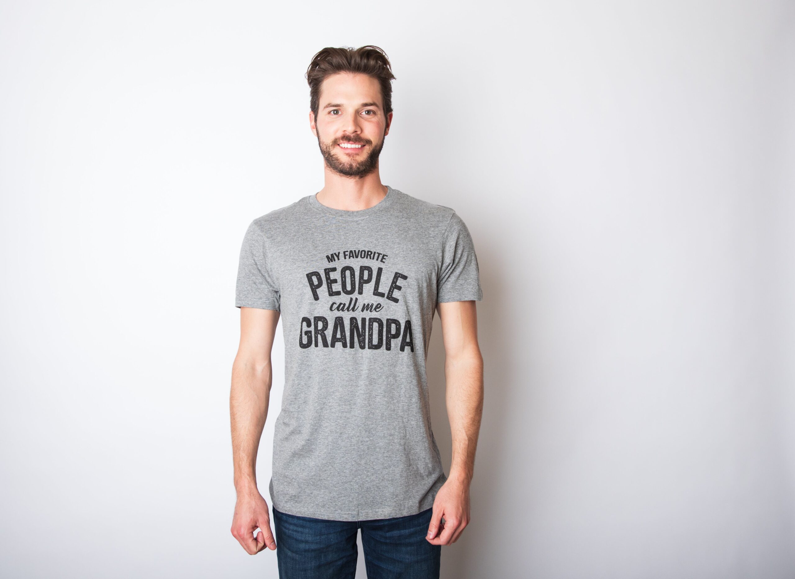 Alternative view of My Favorite People Call Me Grandpa Father's Day Gift Men's Graphic T-Shirt