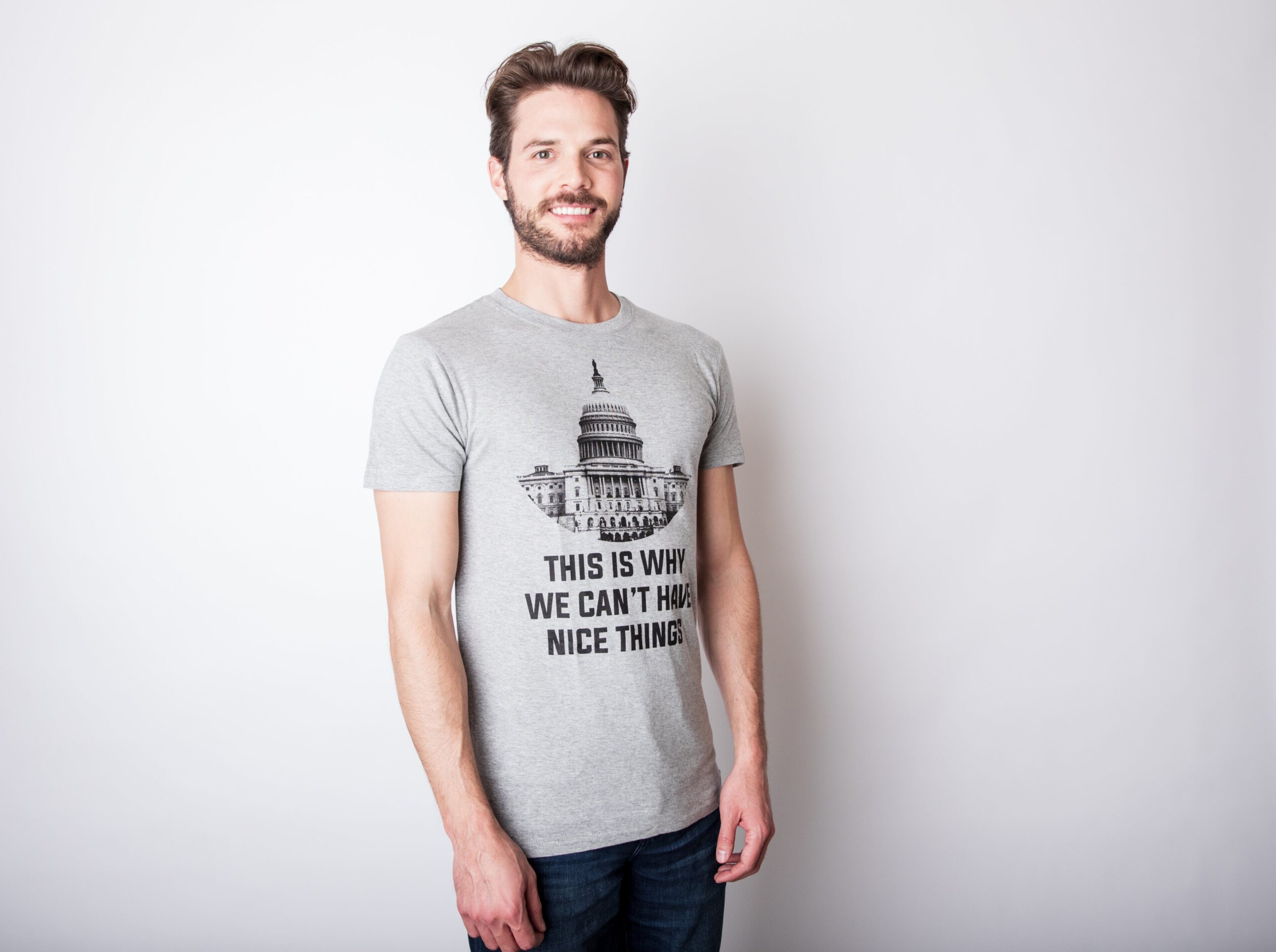 Alternative view of This Is Why We Can't Have Nice Things Funny Quote Men's Graphic T-Shirt