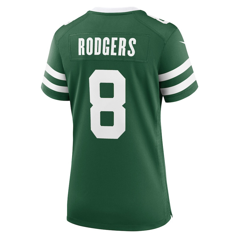 Aaron Rodgers 8 New York Jets Game Jersey - Women, Green JS7771 nicesnker - Image 3