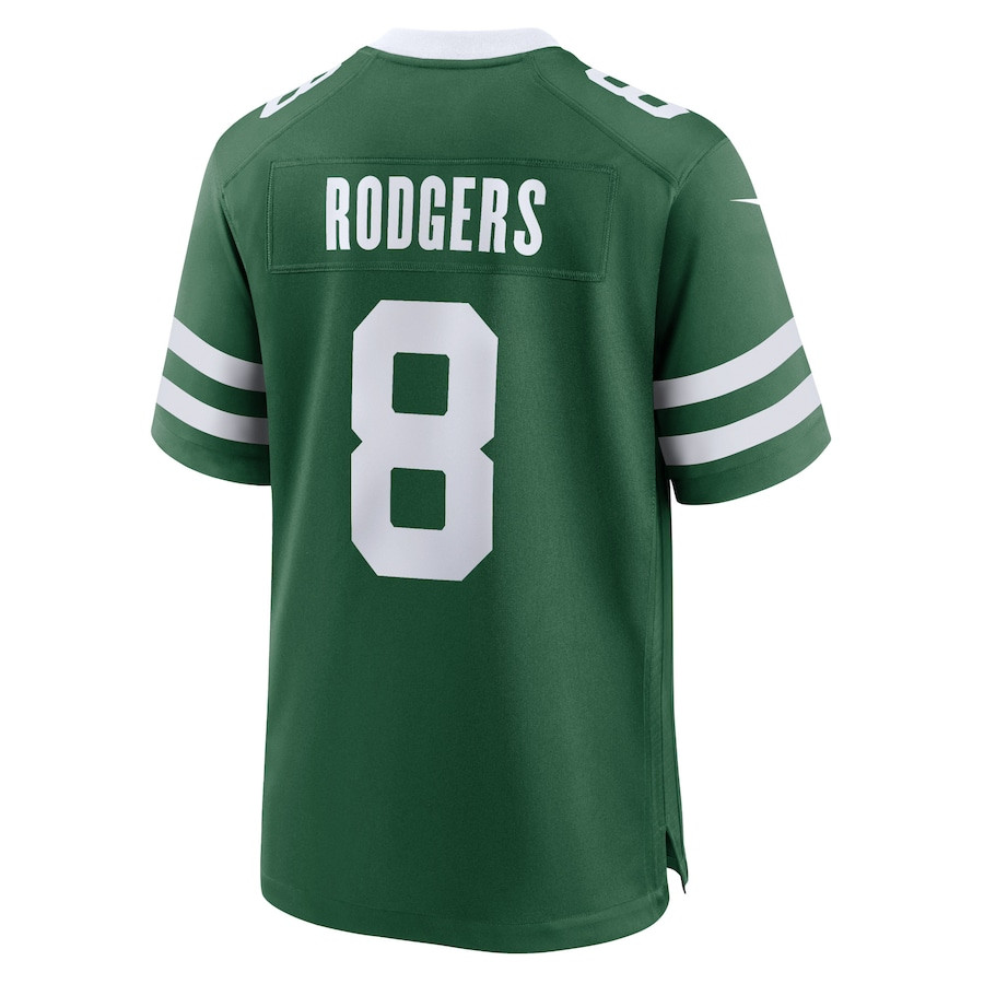 Aaron Rodgers 8 New York Jets Game Men Jersey - Legacy Green JS6742 nicesnker - Image 3