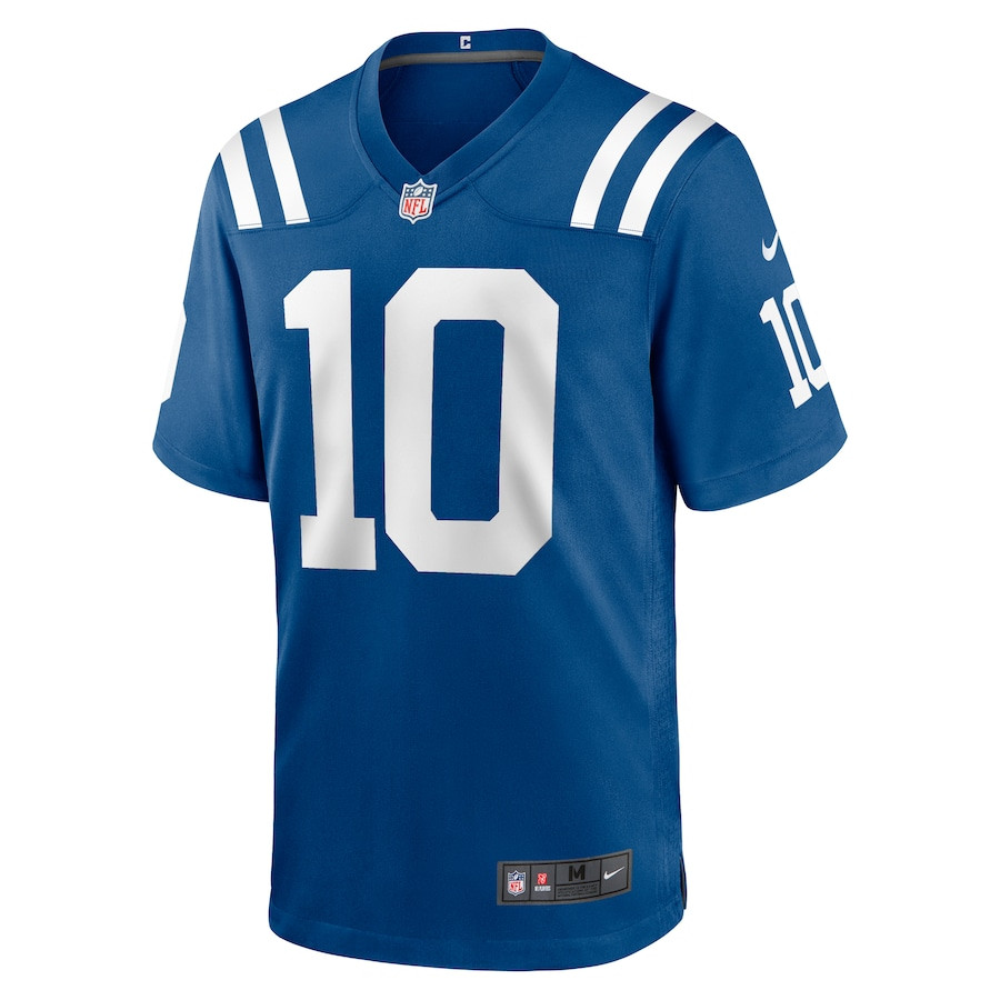 Alternative view of Adonai Mitchell 10 Indianapolis Colts Game Men Jersey - Royal JS4221 nicesnker