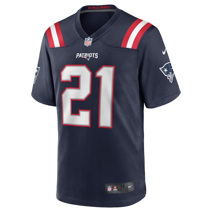 Alternative view of Adrian Phillips 21 New England Patriots Men Game Jersey - Navy JS4631 nicesnker