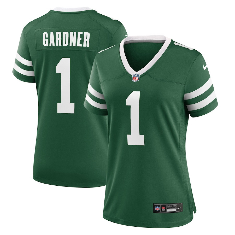 Ahmad Sauce Gardner 1 New York Jets Game Jersey - Women, Green JS1535 nicesnker