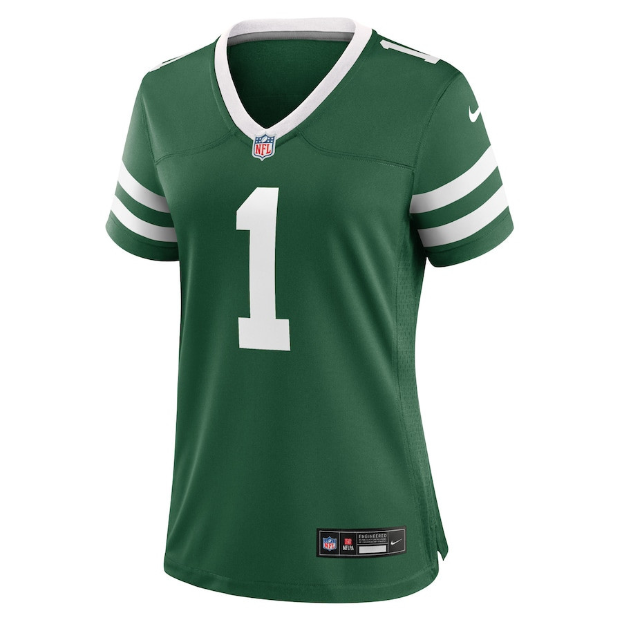 Alternative view of Ahmad Sauce Gardner 1 New York Jets Game Jersey - Women, Green JS1535 nicesnker