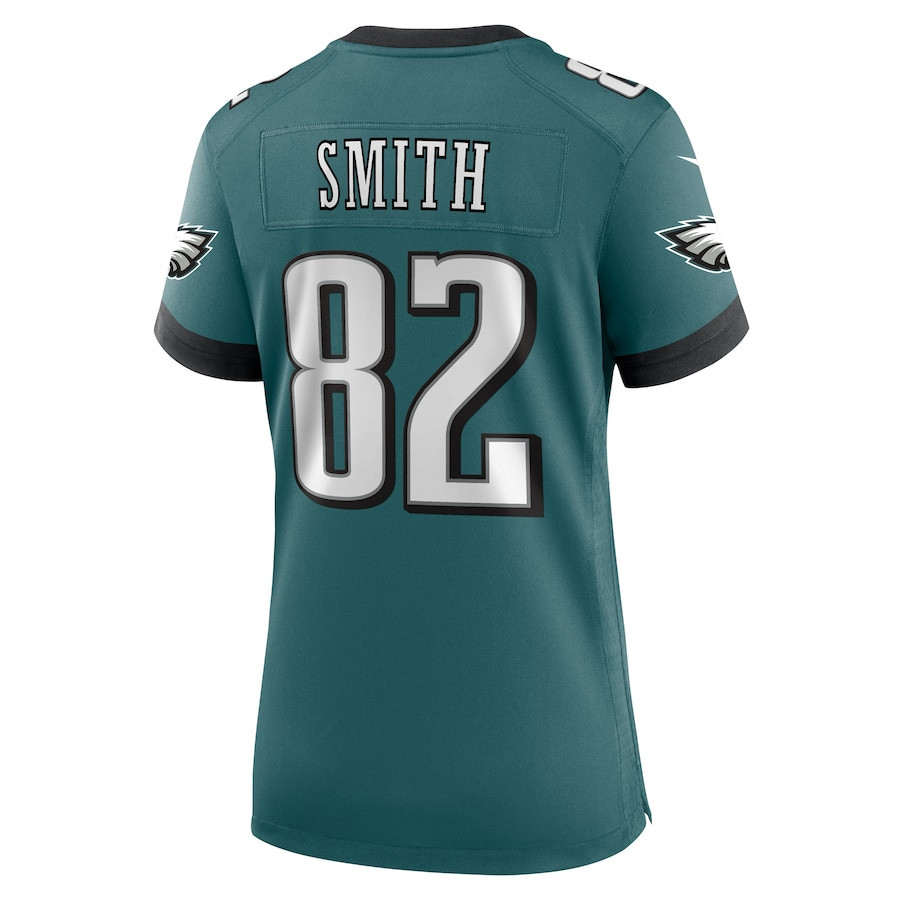 Ainias Smith #82 Philadelphia Eagles Super Bowl LIX Women's Jersey - Midnight Green JS8000 nicesnker - Image 3