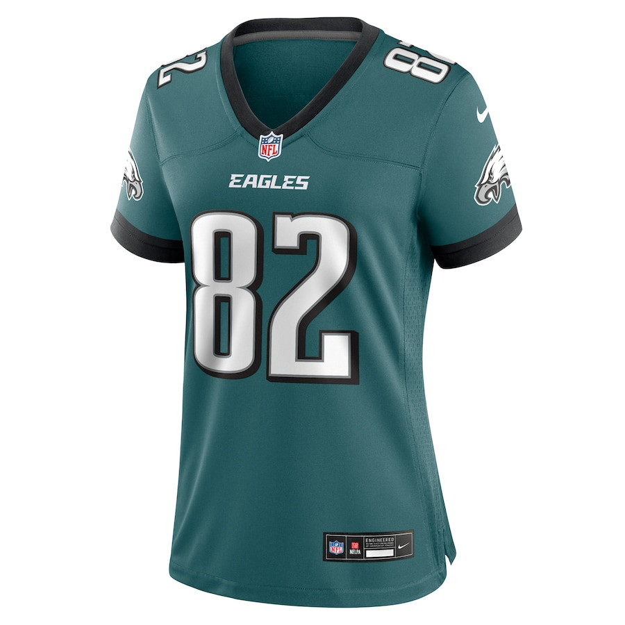 Alternative view of Ainias Smith 82 Philadelphia Eagles Women's Team Game Jersey - Midnight Green JS8075 nicesnker