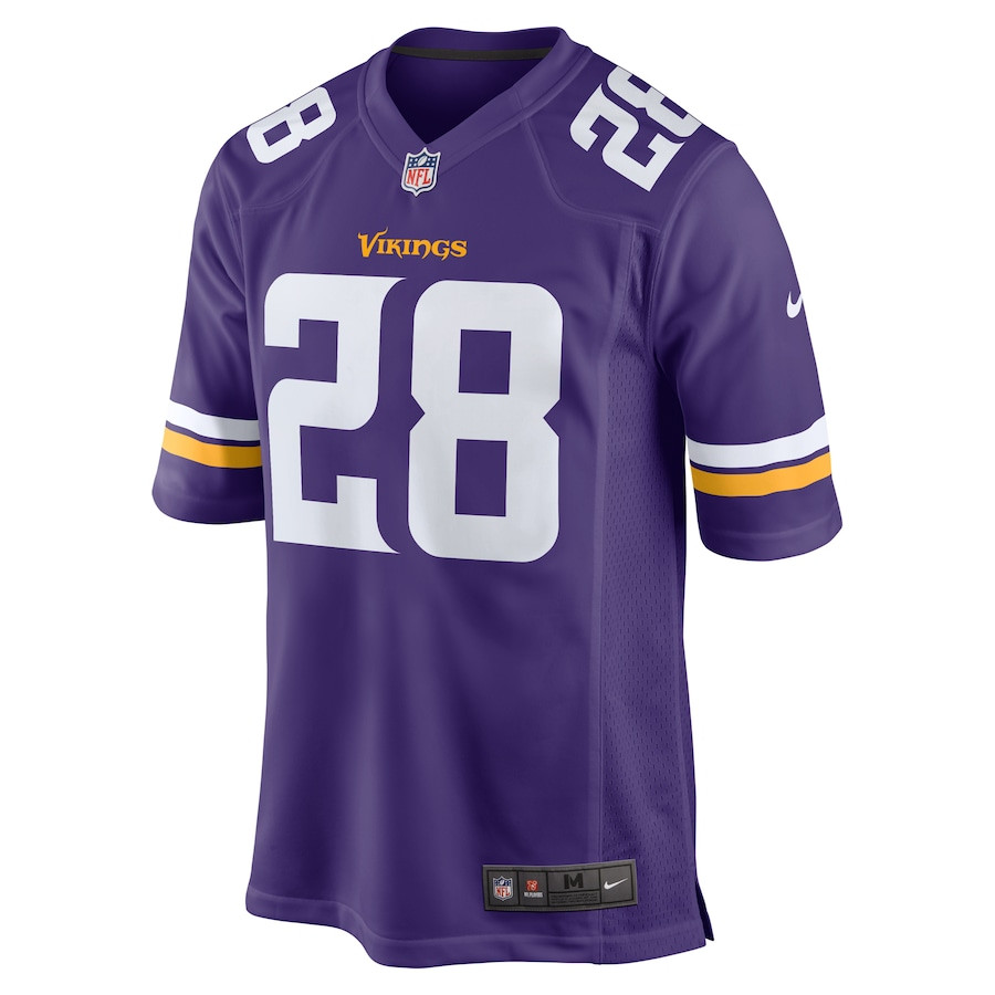 Alternative view of A.J. Green III 28 Minnesota Vikings Team Game Men Jersey - Purple JS4196 nicesnker