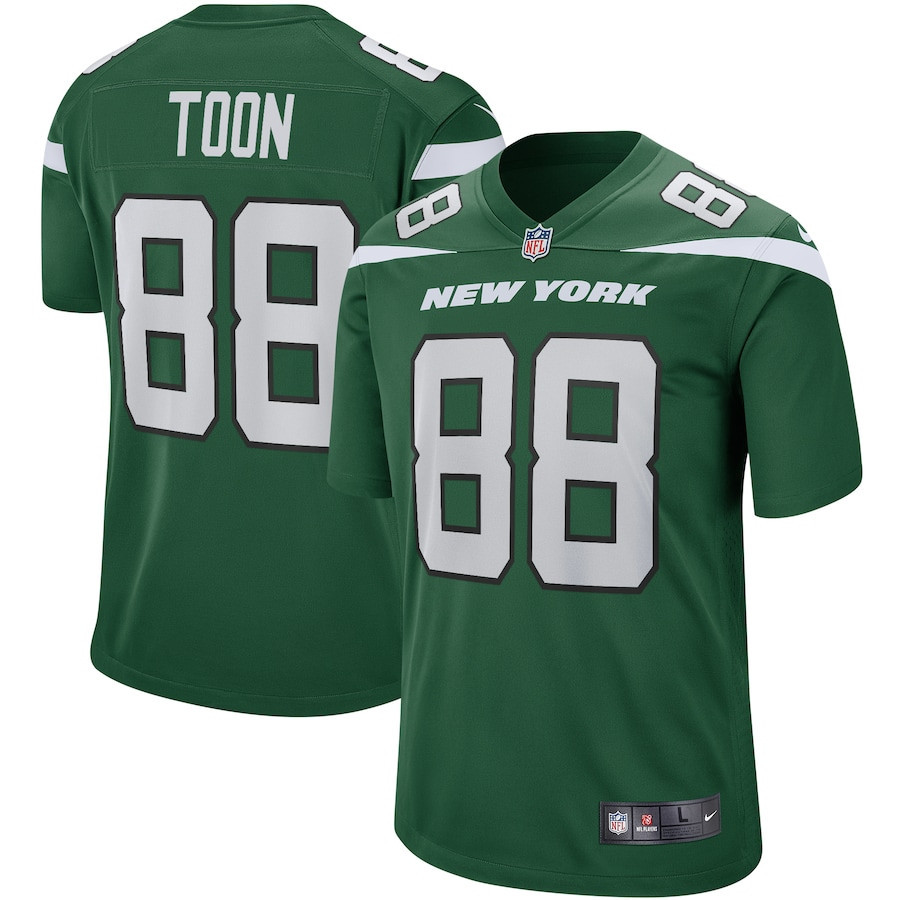 Al Toon 88 New York Jets Game Jersey Retired Player - Men, Green JS6981 nicesnker
