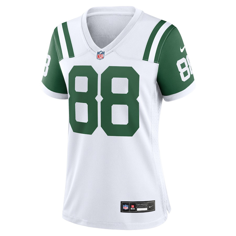 Alternative view of Al Toon 88 New York Jets Women's Classic Alternate Retired Player Game Jersey - White JS2266 nicesnker