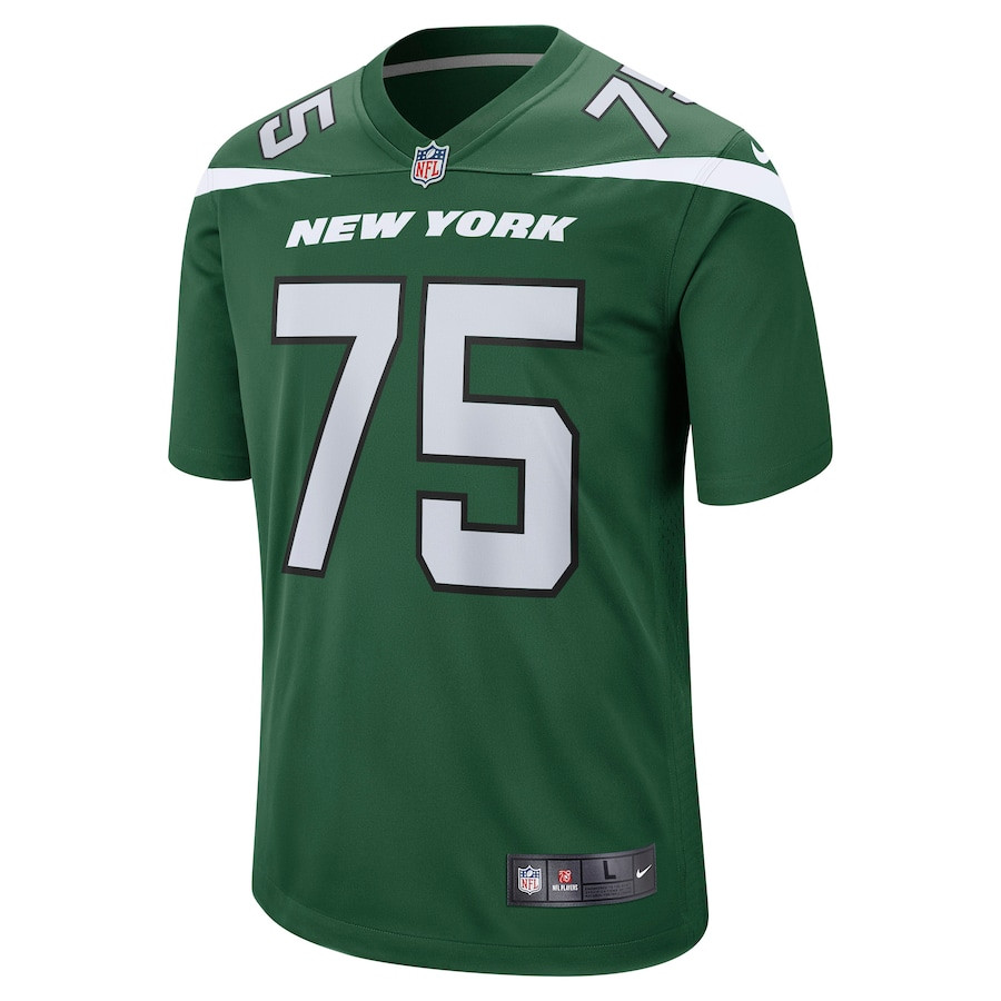 Alternative view of Alijah Vera-Tucker 75 New York Jets Men Game Jersey - Gotham Green JS3829 nicesnker