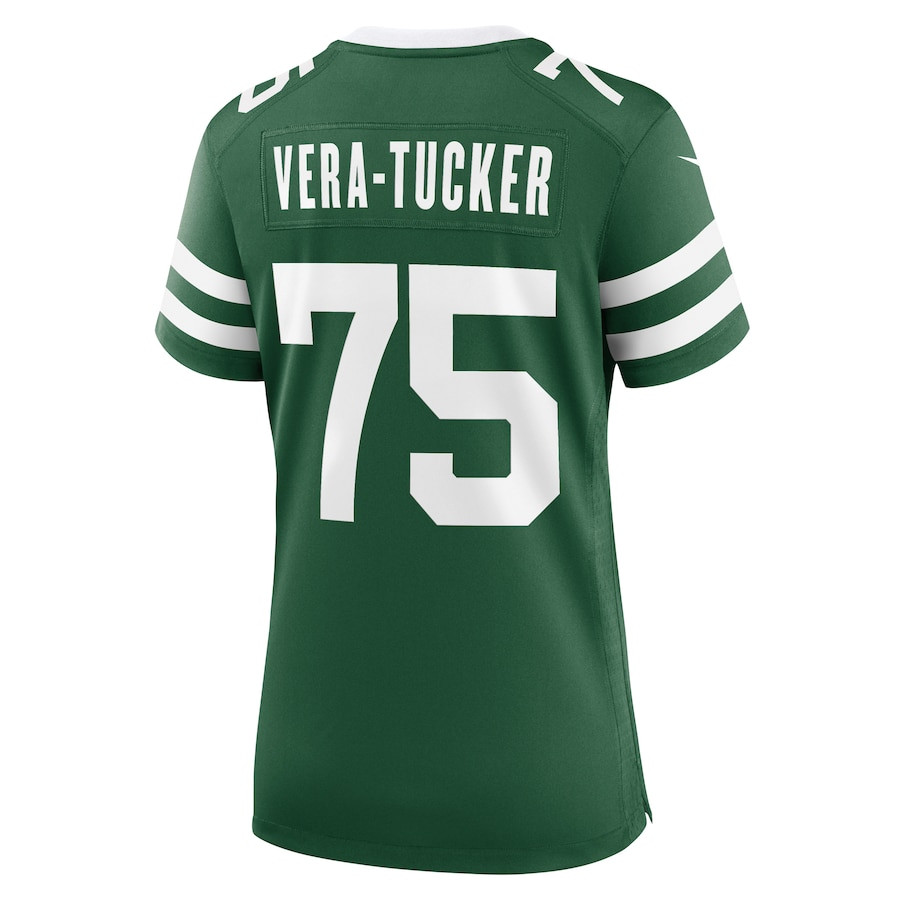 Alijah Vera-Tucker 75 New York Jets Women's Team Game Jersey - Legacy Green JS3022 nicesnker - Image 3