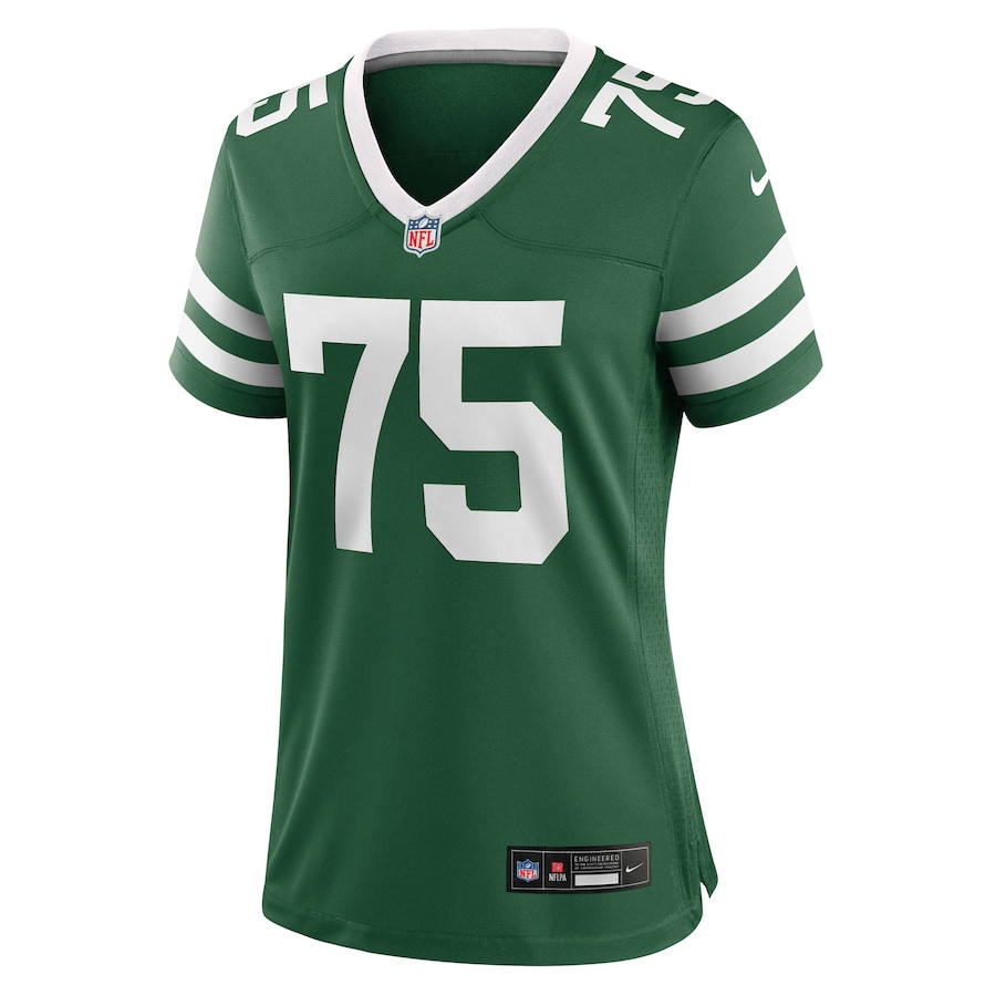 Alternative view of Alijah Vera-Tucker 75 New York Jets Women's Team Game Jersey - Legacy Green JS3022 nicesnker