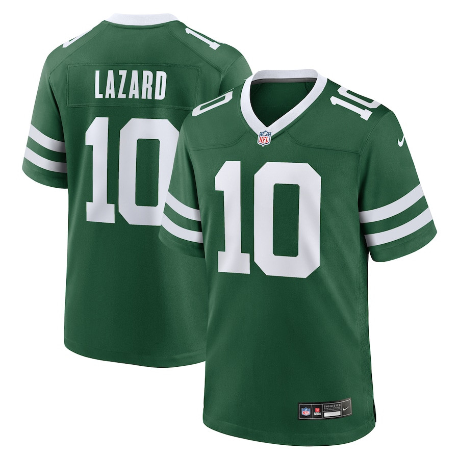 Allen Lazard 10 New York Jets Team Game Men Jersey - Legacy Green JS6654 nicesnker
