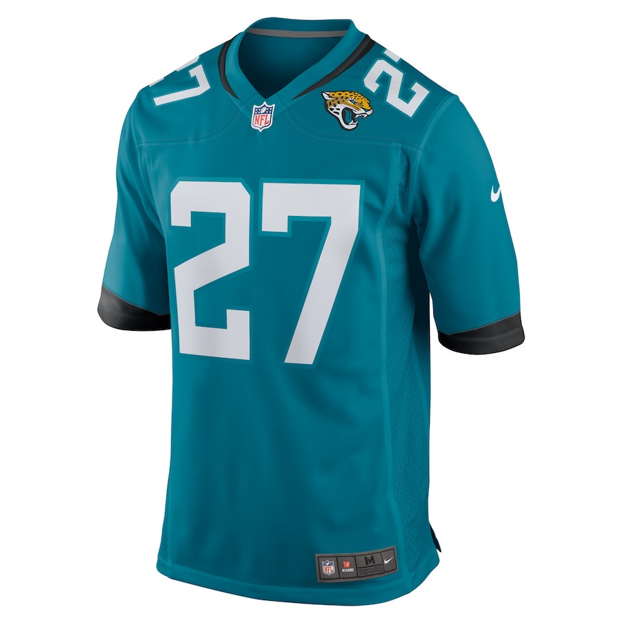 Alternative view of Amani Oruwariye 27 Jacksonville Jaguars Game Men Jersey - Teal JS4186 nicesnker