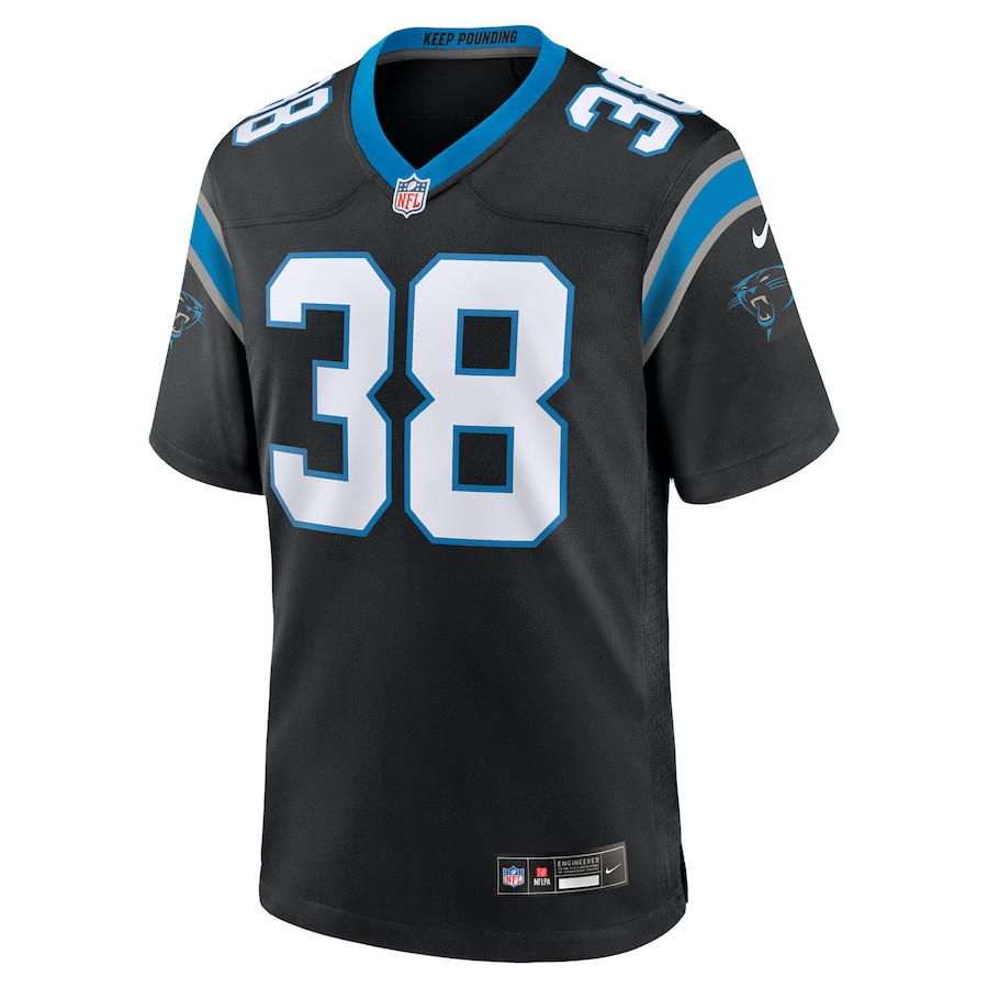 Alternative view of Amar? Barno 38 Carolina Panthers Game Men Jersey - Black JS7503 nicesnker