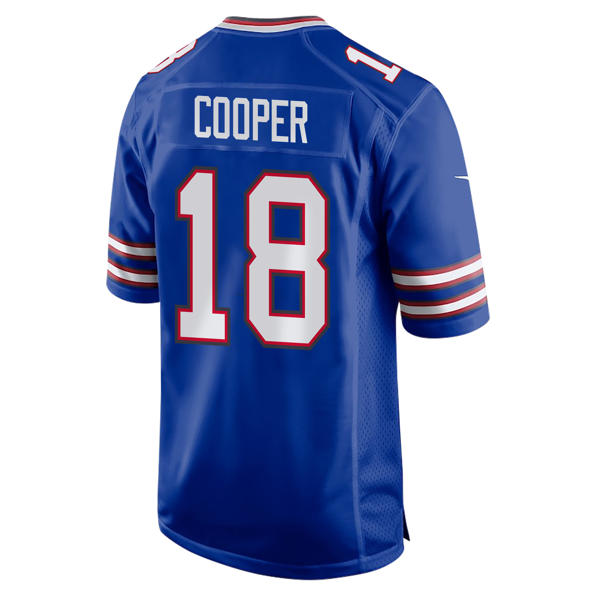 Alternative view of Amari Cooper 18 Buffalo Bills Super Bowl LIX 'New Orleans - The Ultimate Showdown' EMBROIDERED Game Men Jersey - Royal JS4877 nicesnker