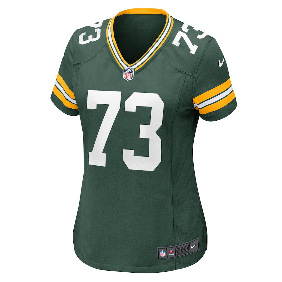 Alternative view of Andre Dillard 73 Green Bay Packers Women's Game Jersey - Green JS3546 nicesnker