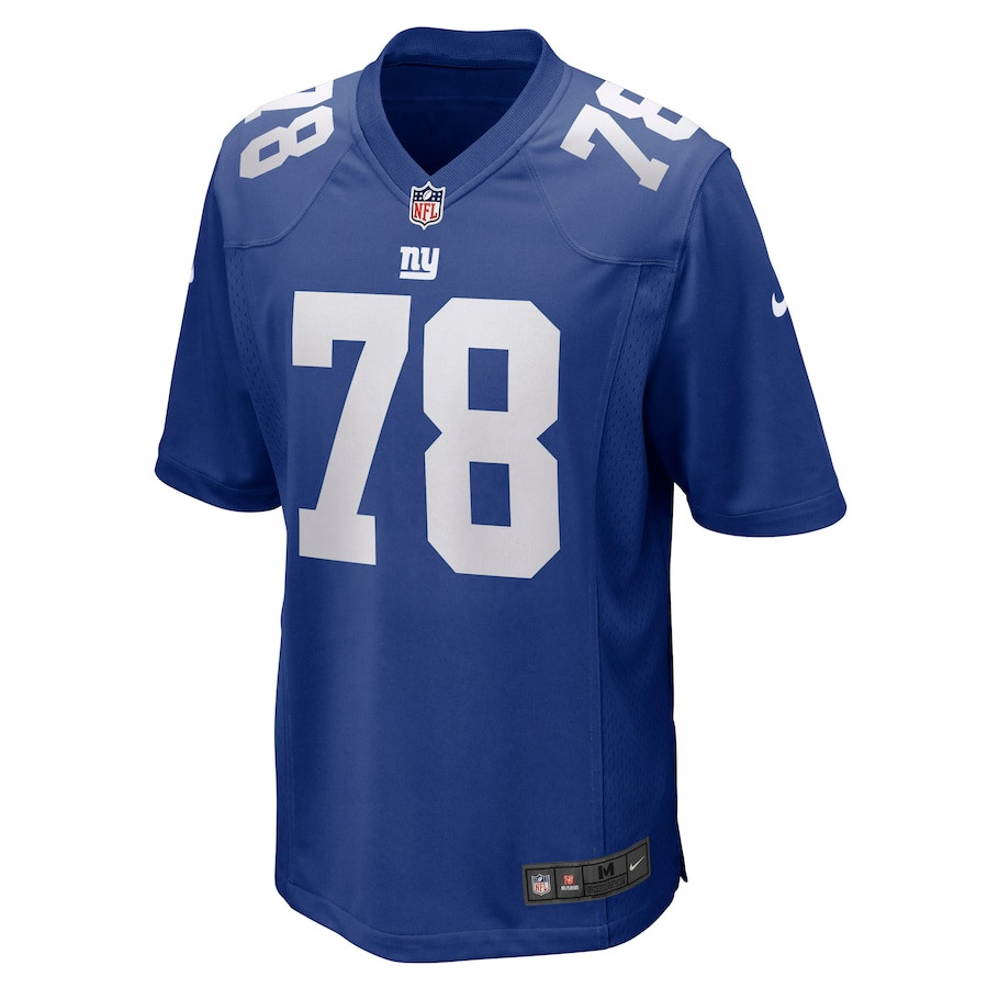 Alternative view of Andrew Thomas 78 New York Giants Men Game Jersey - Royal JS3293 nicesnker