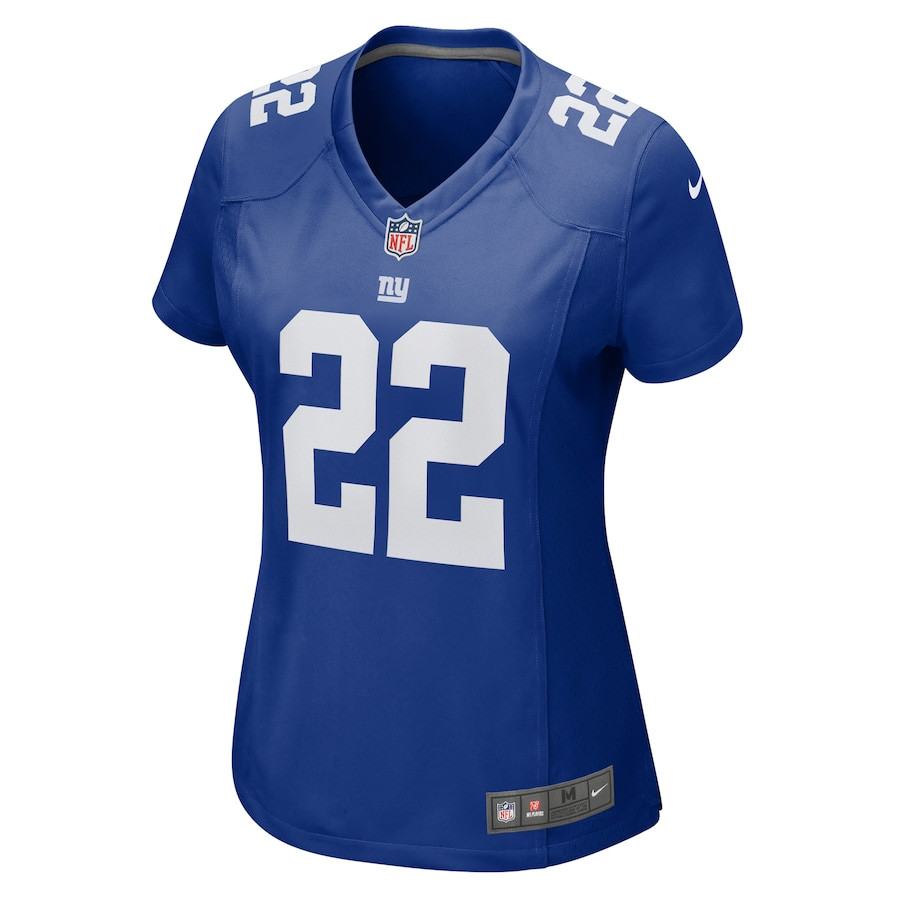 Alternative view of Andru Phillips 22 New York Giants Women's Game Jersey - Royal JS4151 nicesnker