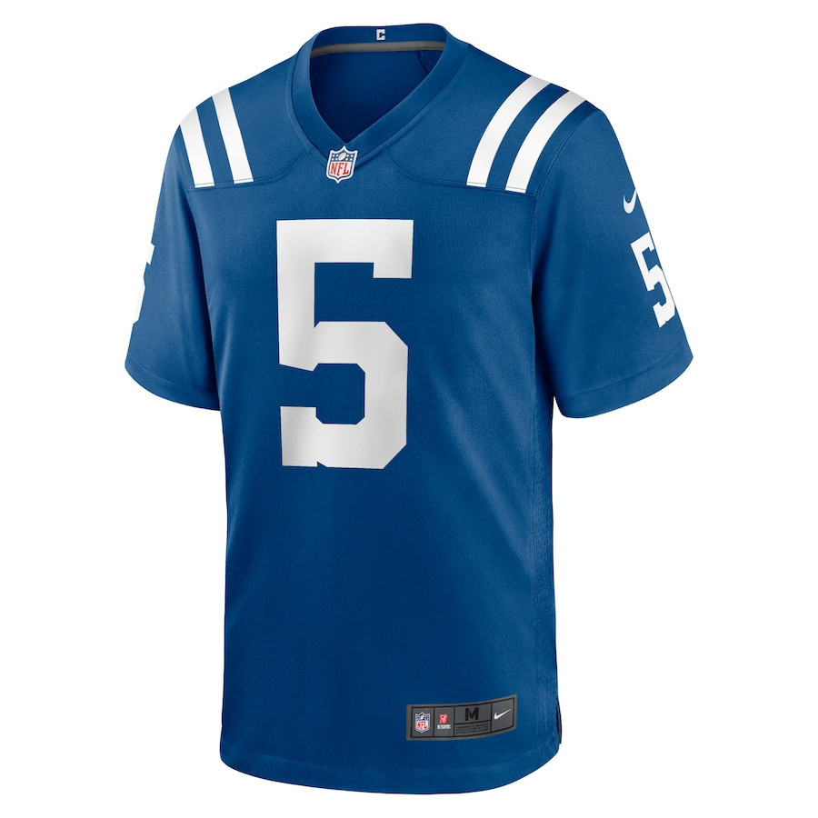 Alternative view of Anthony Richardson 5 Indianapolis Colts Player Game Men Jersey - Royal JS2627 nicesnker