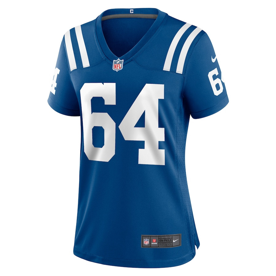 Alternative view of Arlington Hambright 64 Indianapolis Colts Women's Game Jersey - Royal JS1839 nicesnker