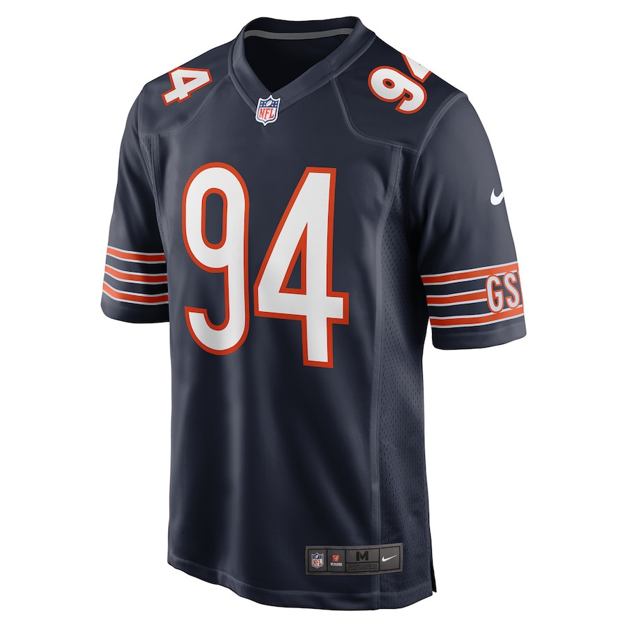 Alternative view of Austin Booker 94 Chicago Bears Game Men Jersey - Navy JS6773 nicesnker