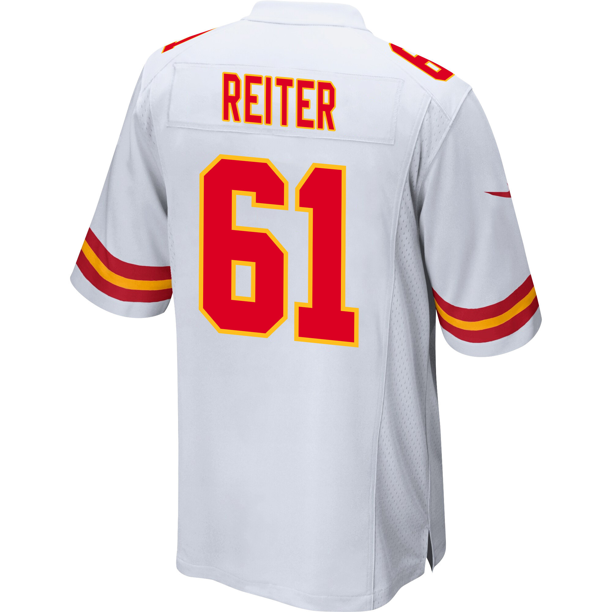Austin Reiter 61 Kansas City Chiefs Super Bowl LVIII Patch Game Men Jersey - White JS5264 nicesnker - Image 3