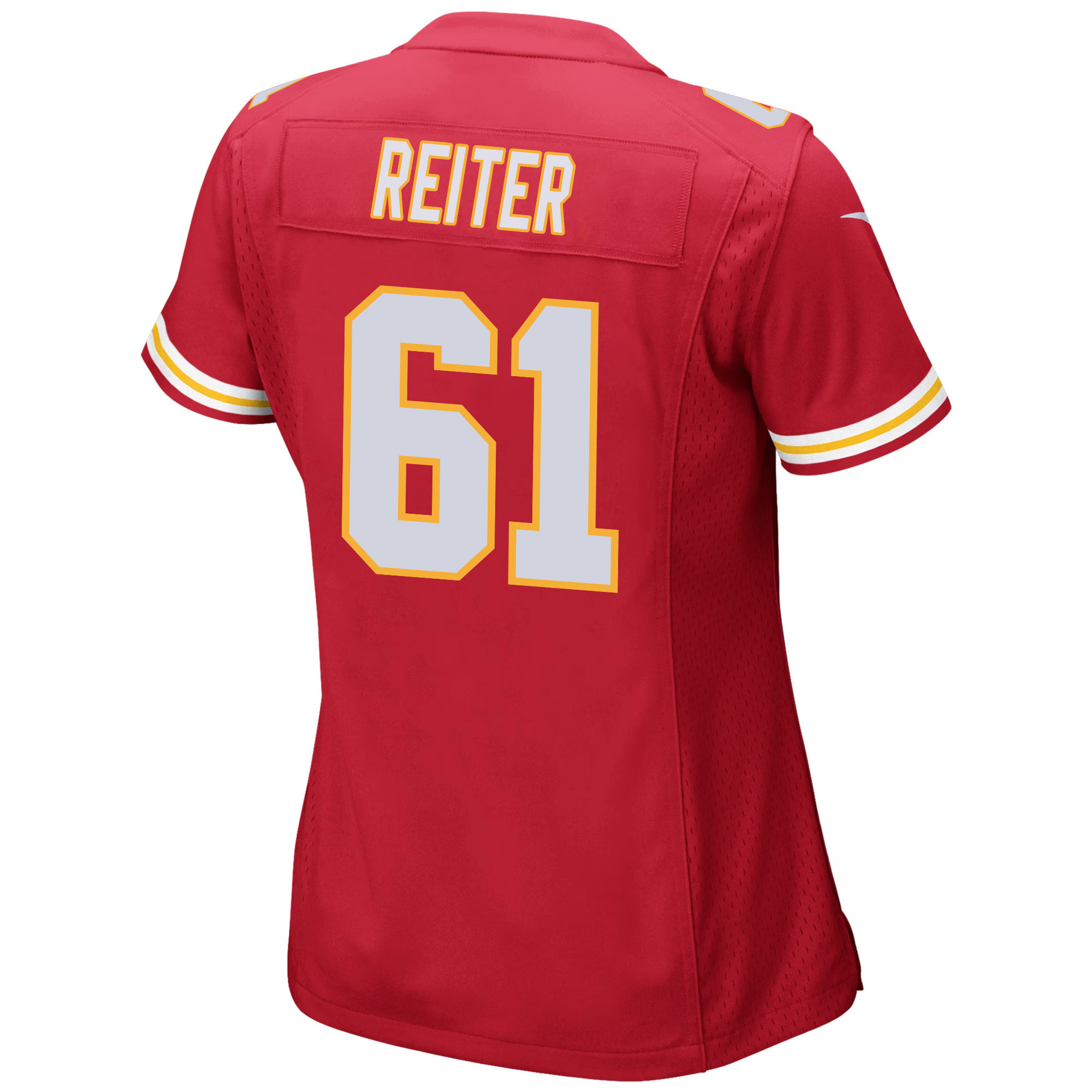 Austin Reiter 61 Kansas City Chiefs Super Bowl LVIII Patch Game Women Jersey - Red JS3440 nicesnker - Image 3