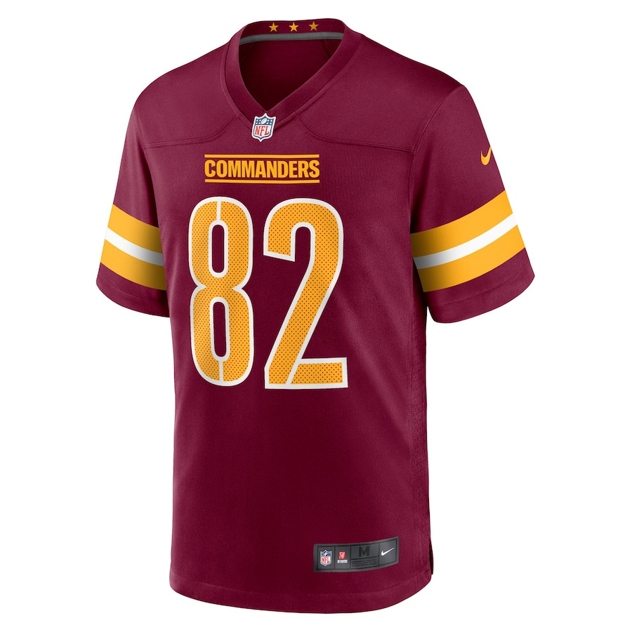 Alternative view of Ben Sinnott 82 Washington Commanders Game Men Jersey - Burgundy JS8053 nicesnker