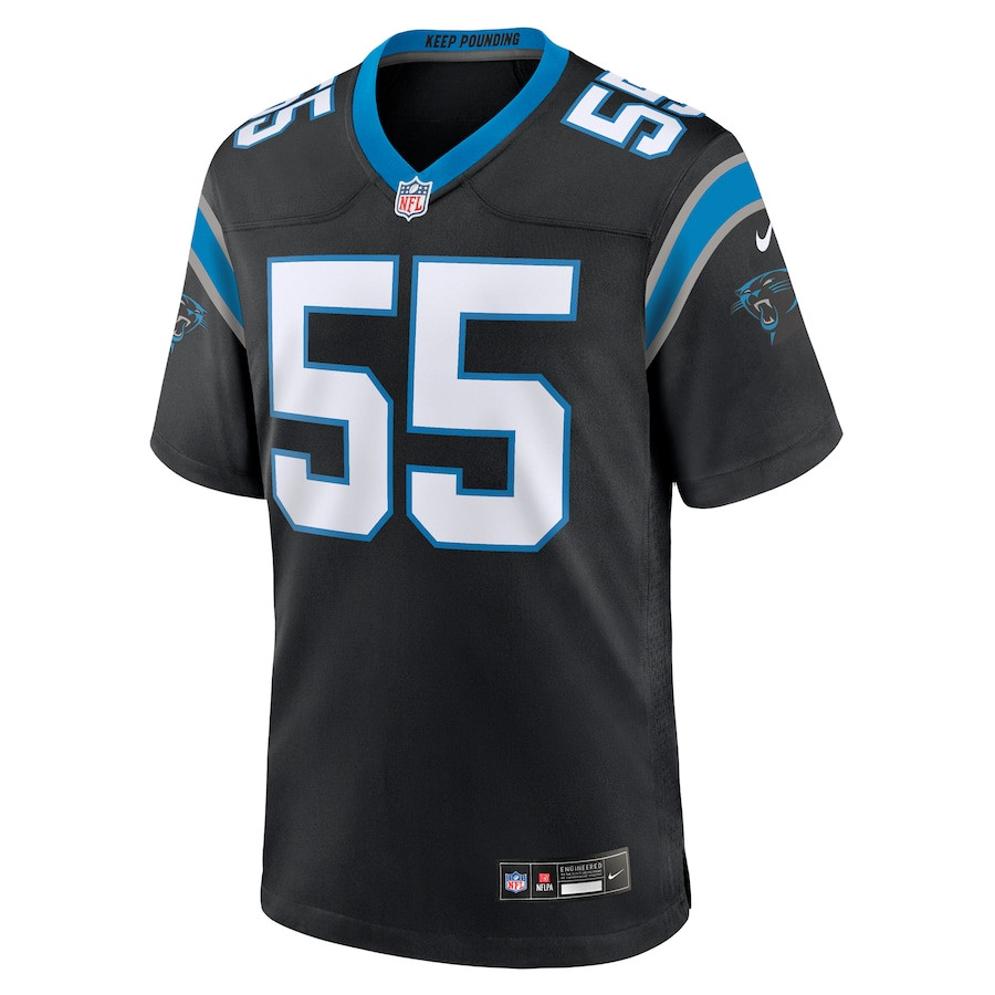 Alternative view of Blake Martinez 55 Carolina Panthers Game Men Jersey - Black JS5438 nicesnker