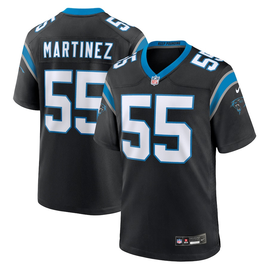 Blake Martinez 55 Carolina Panthers Game Men Jersey - Black JS5438 nicesnker
