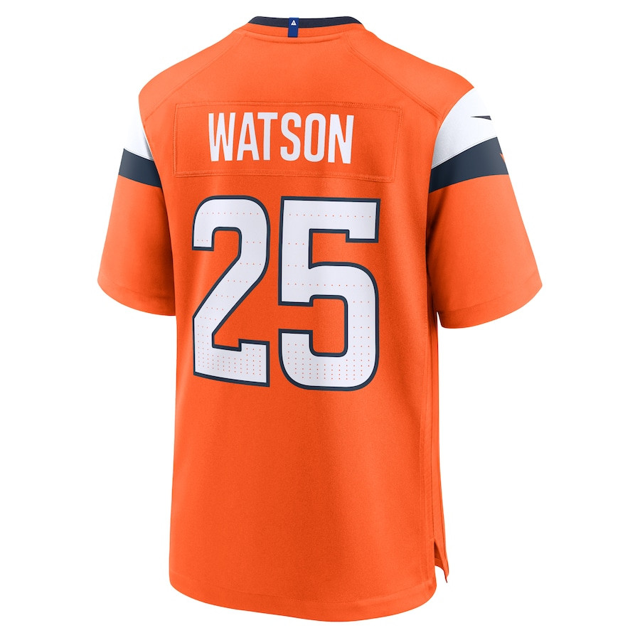 Blake Watson 25 Denver Broncos Team Game Men Jersey - Orange JS8075 nicesnker - Image 3