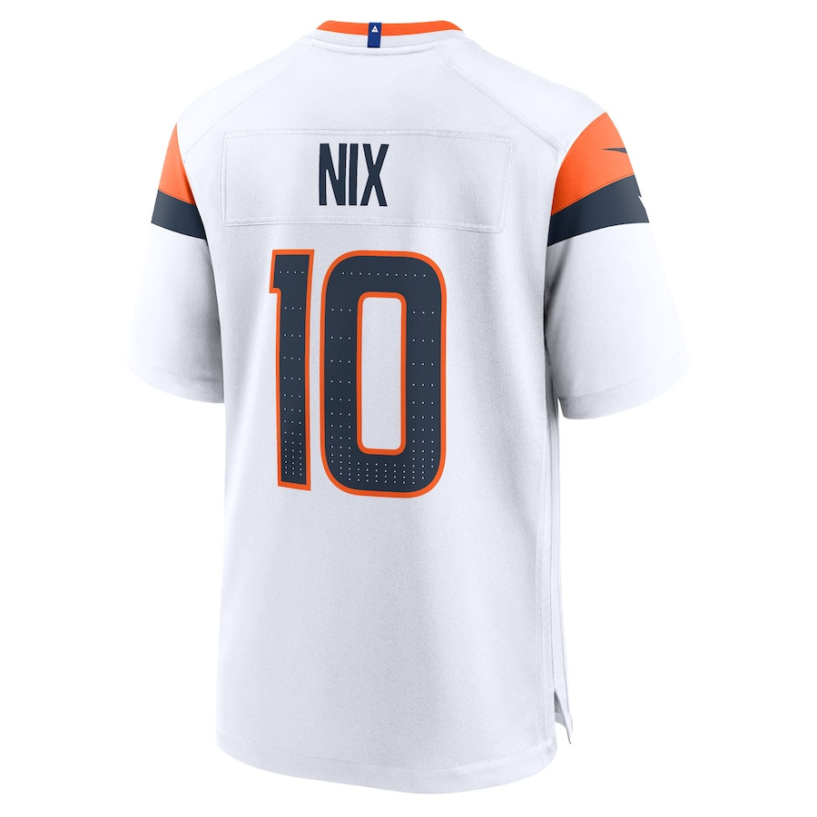 Bo Nix 10 Denver Broncos Game Men Jersey - White JS6517 nicesnker - Image 3