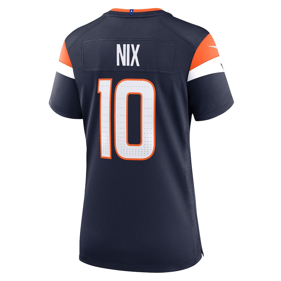 Bo Nix 10 Denver Broncos Women's Alternate Game Jersey - Navy JS8903 nicesnker - Image 3
