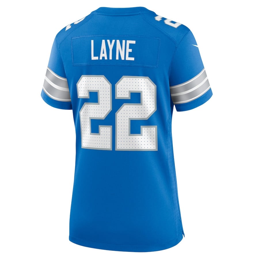 Bobby Layne 22 Detroit Lions Women's Retired Player Game Jersey - Blue JS6884 nicesnker - Image 3