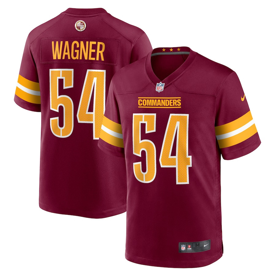 Bobby Wagner 54 Washington Commanders Game Men Jersey - Burgundy JS7348 nicesnker