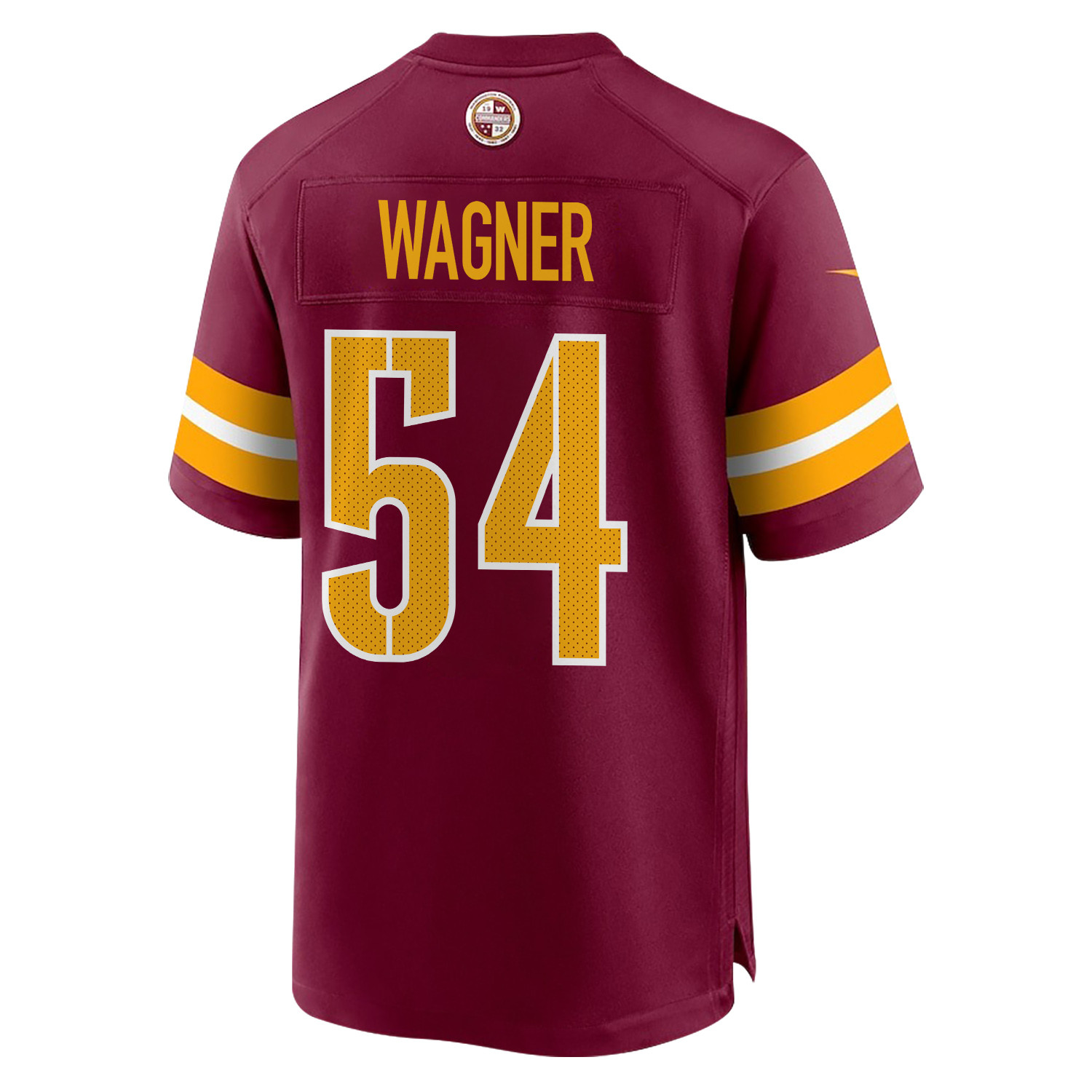 Alternative view of Bobby Wagner 54 Washington Commanders Super Bowl LIX Champions Patch 'New Orleans - Where Passion Ignites' EMBROIDERED Game Men Jersey - Burgundy JS6876 nicesnker