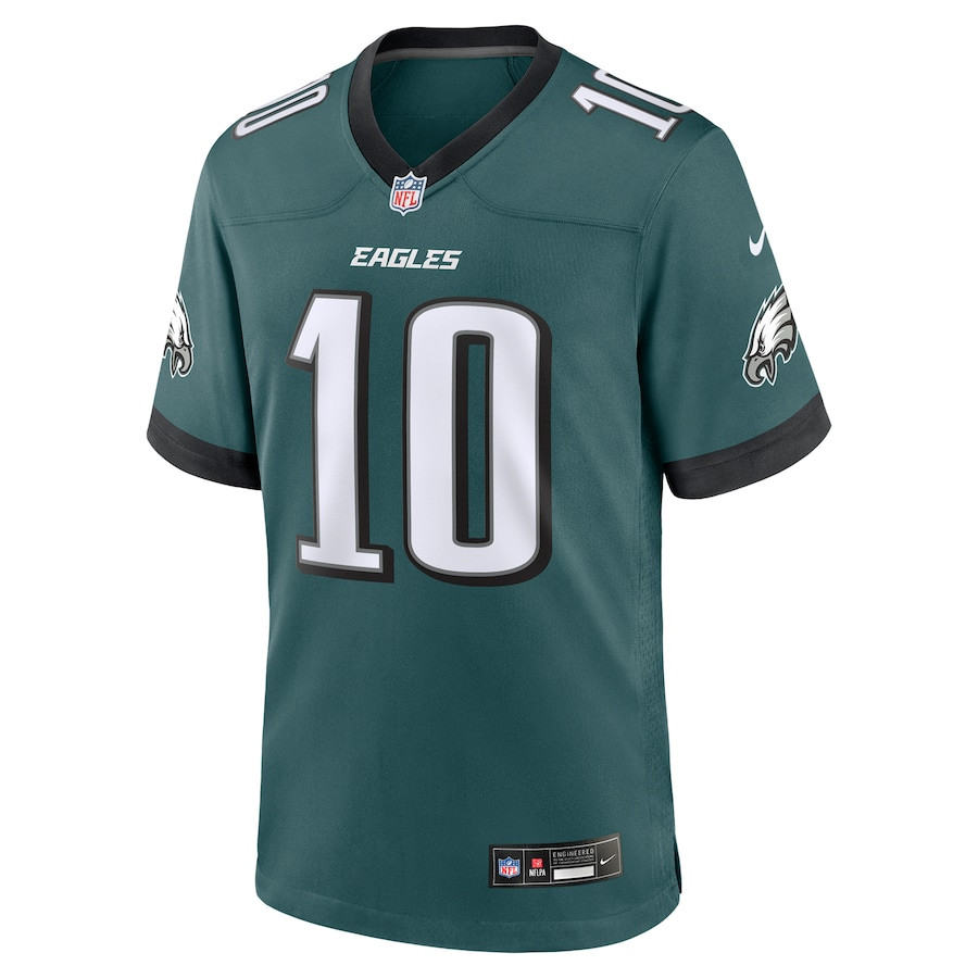 Alternative view of Braden Mann 10 Philadelphia Eagles Team Game Men Jersey - Midnight Green JS5561 nicesnker