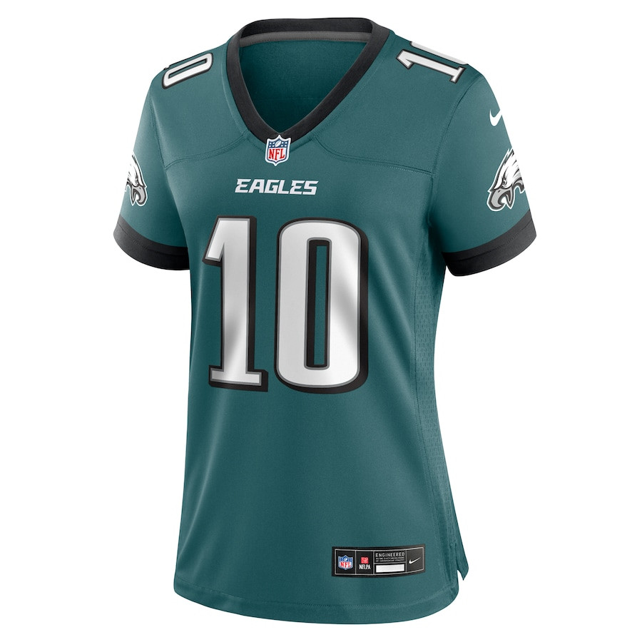 Alternative view of Braden Mann 10 Philadelphia Eagles Women's Team Game Jersey - Midnight Green JS5016 nicesnker