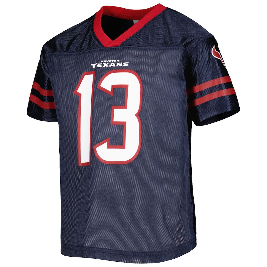 Alternative view of Brandin Cooks 13 Houston Texans YOUTH Jersey - Navy JS2797 nicesnker
