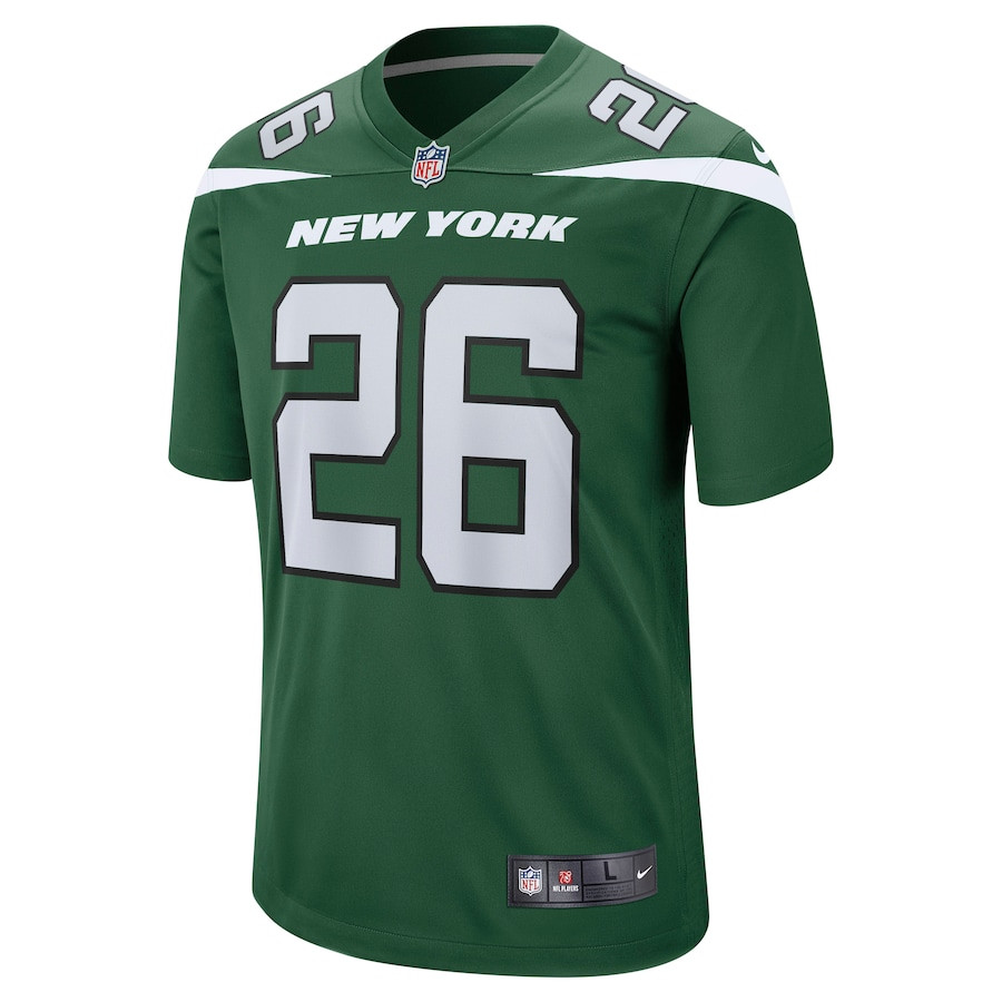 Alternative view of Brandin Echols 26 New York Jets Men Game Jersey - Gotham Green JS1805 nicesnker